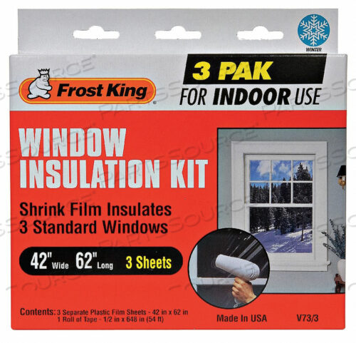 OEM#: V73/3HSHRINK/SEAL WINDOW KIT 42 W 62 L TAPE от Thermwell Products Co., Inc.