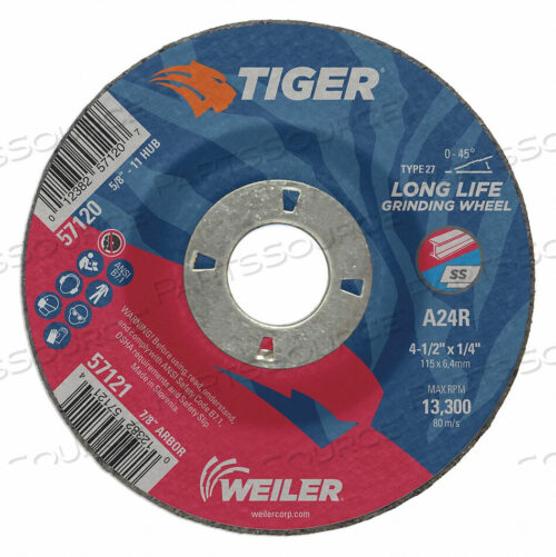 OEM#: 57121GW-4-1/2 X 1/4 X 7/8 A24R ТИП 27 от Tiger