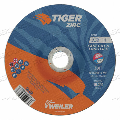 OEM#: 58022CW-6 X .045 X 7/8 ТИП 27 от Tiger