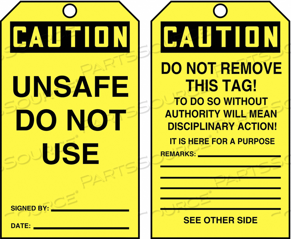 OEM#: TAR132БИРКА С ПРЕДУПРЕЖДЕНИЕМ В РУЛОНЕ 6-1/4 X 3 PK100 от Accuform Manufacturing, Inc.