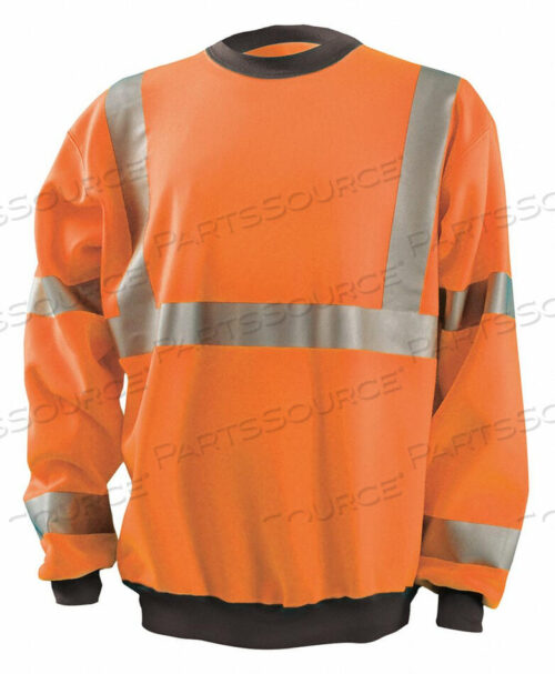 OEM#: LUX-CSWT-OLCREW СВИТШОТ HI-VIS ORANGE LARGE от Occunomix