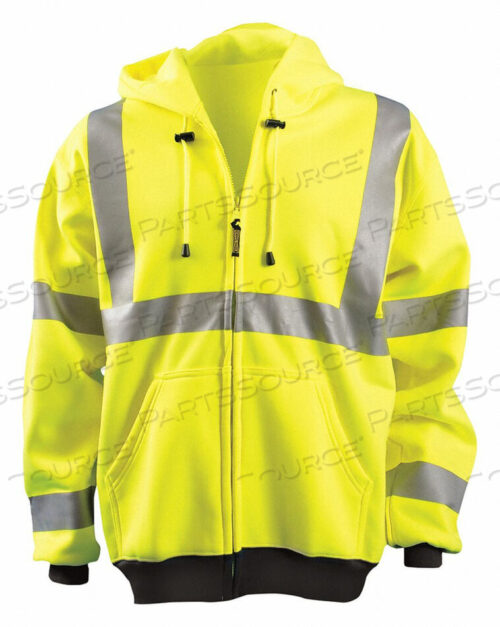 OEM#: LUX-HZSWT-YLFULL СВИТШОТ С КАПЮШОНОМ НА МОЛНИИ HI-VIS ЖЕЛТЫЙ БОЛЬШОЙ от Occunomix