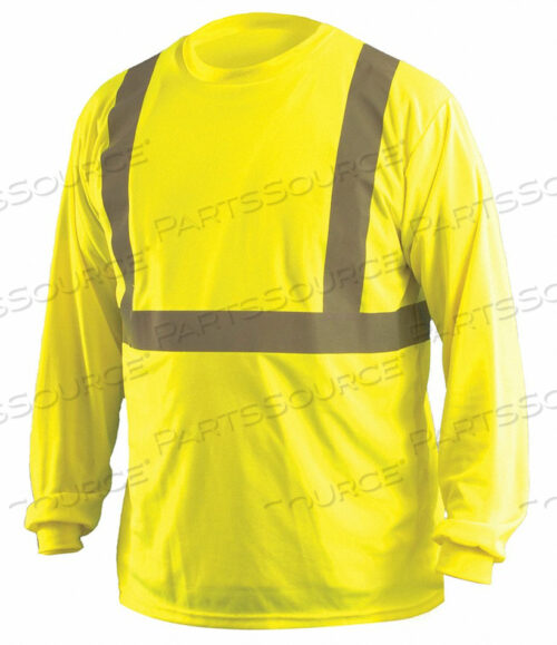 OEM#: LUX-LSET2B-YXLФУТБОЛКА С ДЛИННЫМ РУКАВОМ И ВЛАГООТВОДЯЩИМ МАТЕРИАЛОМ КЛАССА 2 HI-VIS ЖЕЛТАЯ XL от Occunomix