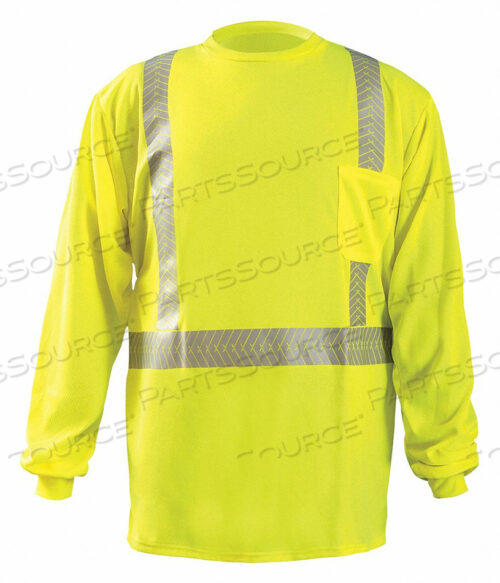 OEM#: LUX-TLSP2B-Y2XФУТБОЛКА С ДЛИННЫМ РУКАВОМ, С СЕГМЕНТИРОВАННОЙ ЛЕНТОЙ, HI-VIS, ЖЕЛТАЯ 2XL от Occunomix