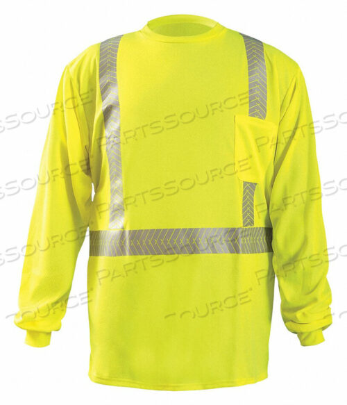 OEM#: LUX-TLSP2B-YMДЛИННЫЙ РУКАВ-РУБАШКА СЕГМЕНТИРОВАННАЯ ЛЕНТА HI-VIS ЖЕЛТЫЙ СРЕДНИЙ от Occunomix