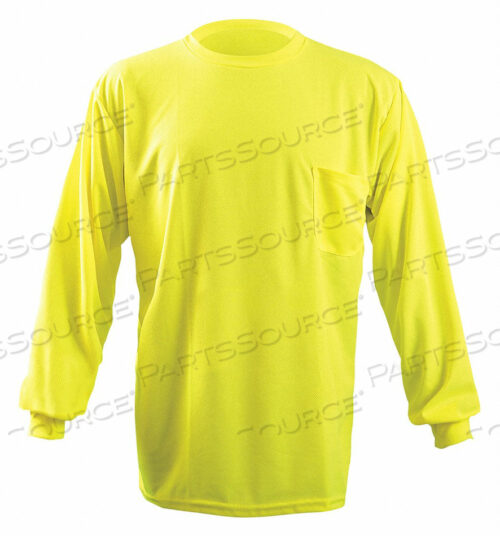 OEM#: LUX-XLSPB-YMФУТБОЛКА BIRDSEYE С ДЛИННЫМИ РУКАВАМИ И КАРМАНОМ, ОТВОДЯЩАЯ ВЛАГУ, ЖЕЛТАЯ, М от Occunomix