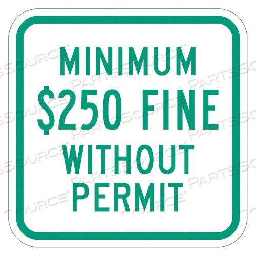 OEM#: T1-2127-DG_12X12ЗНАК ПАРКОВКИ 12 В 12 Ш АЛЮМИНИЙ от Lyle Signs Inc.