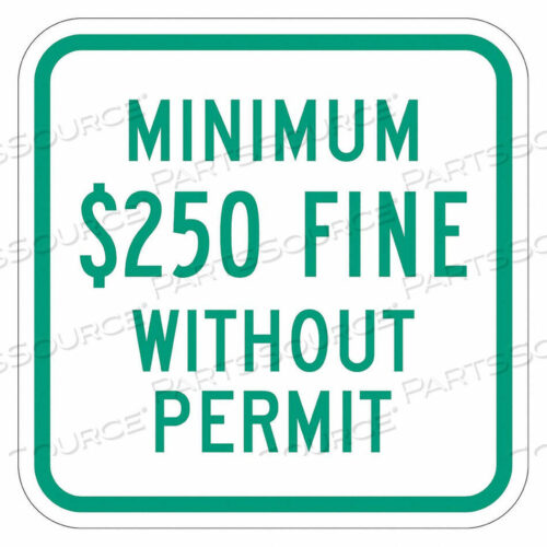 OEM#: T1-2127-EG_12X12ЗНАК ПАРКОВКИ 12 В 12 Ш АЛЮМИНИЙ от Lyle Signs Inc.