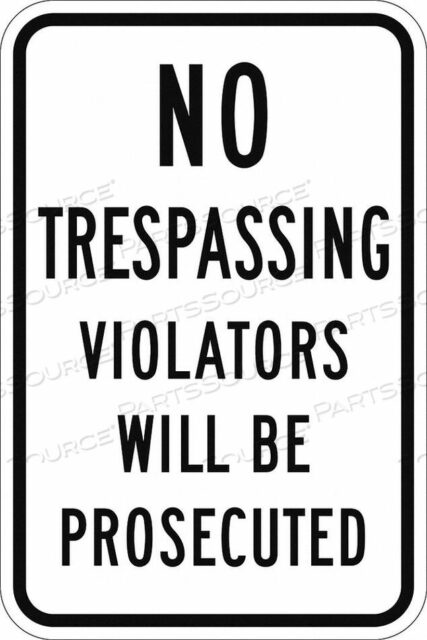 OEM#: T1-1158-EG_12X18ЗНАК ОБЪЕКТА 18 В 12 Ш АЛЮМИНИЙ от Lyle Signs Inc.