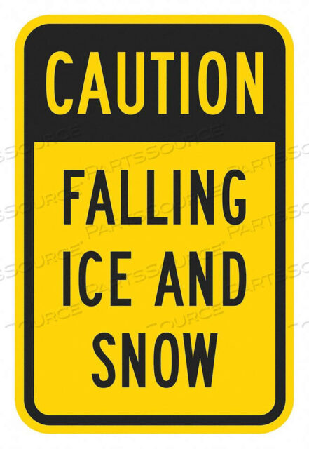 OEM#: T1-1344-HI_12X18ЗНАК ICEALERT 18 H 12 W АЛЮМИНИЙ от Lyle Signs Inc.