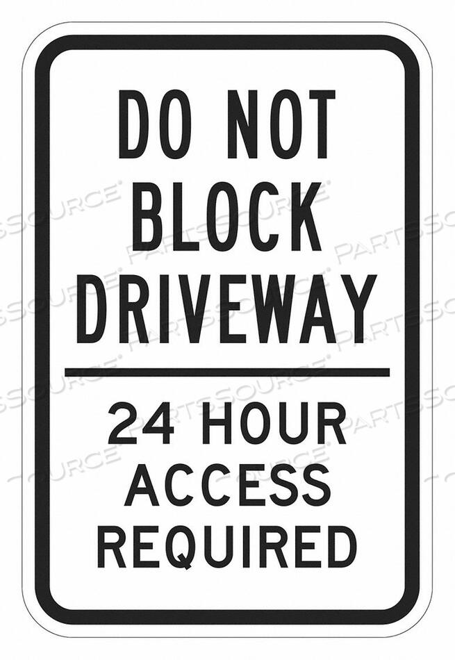 OEM#: T1-1646-HI_12X18ЗНАК ПАРКОВКИ 18 H 12 W АЛЮМИНИЙ от Lyle Signs Inc.