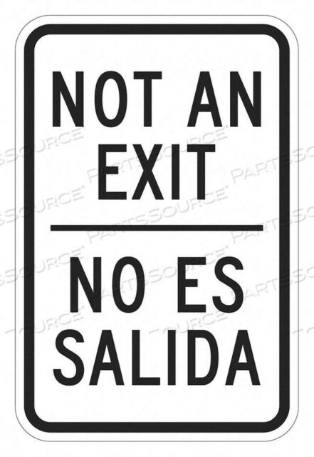 OEM#: T1-1918-HI_12X18ЗНАК ОБЪЯВЛЕНИЯ 18 H 12 W АЛЮМИНИЙ от Lyle Signs Inc.