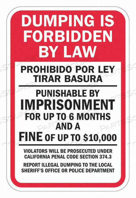 OEM#: T1-1682-EG_12X18ЗНАК ОБЪЕКТА 18 В 12 Ш АЛЮМИНИЙ от Lyle Signs Inc.