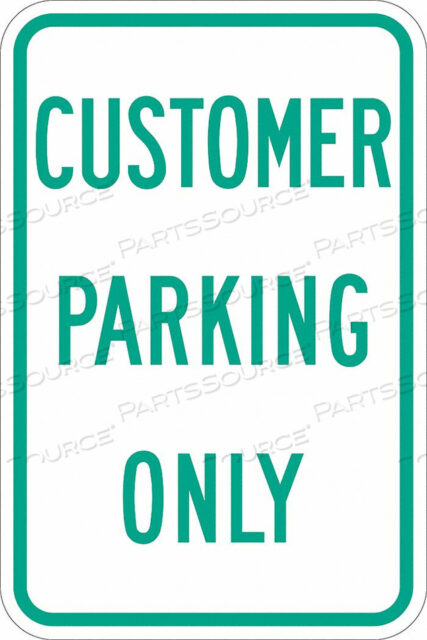 OEM#: T1-1194-DG_12X18ЗНАК ПАРКОВКИ 18 В 12 Ш АЛЮМИНИЙ от Lyle Signs Inc.