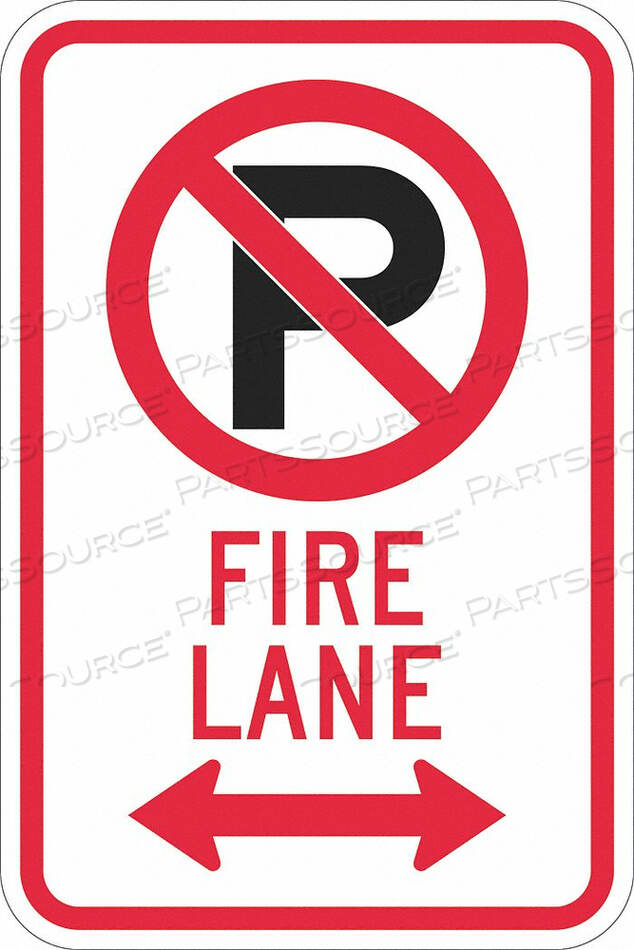 OEM#: T1-1059-DG_12X18ЗНАК ПАРКОВКА ЗАПРЕЩЕНА 18 H 12 W АЛЮМИНИЙ от Lyle Signs Inc.