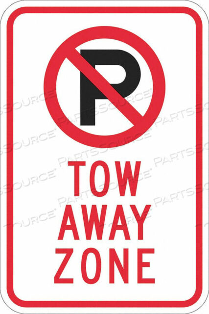 OEM#: T1-1156-EG_12X18ЗНАК ПАРКОВКА ЗАПРЕЩЕНА 18 H 12 W АЛЮМИНИЙ от Lyle Signs Inc.