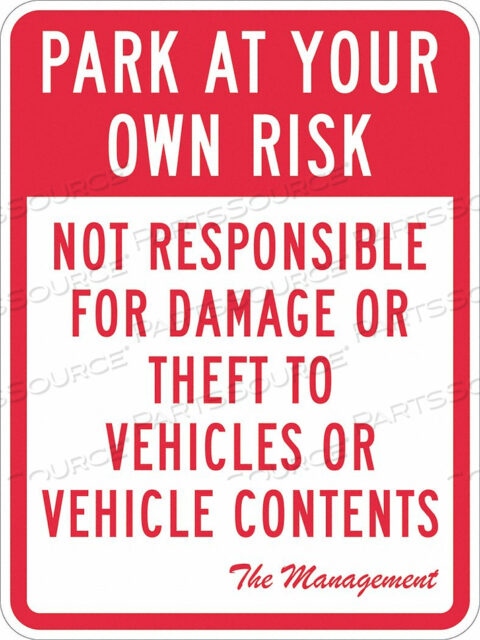 OEM#: T1-1066-DG_18X24ИНФОРМАЦИОННЫЙ ЗНАК 24 H 18 W ALUM от Lyle Signs Inc.