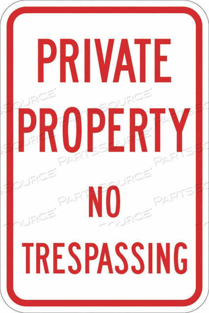 OEM#: T1-1161-EG_12X18ЗНАК ОБЪЕКТА 18 В 12 Ш АЛЮМИНИЙ от Lyle Signs Inc.