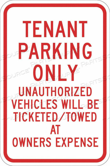 OEM#: T1-1200-EG_12X18ЗНАК ПАРКОВКИ 18 H 12 W АЛЮМИНИЙ от Lyle Signs Inc.