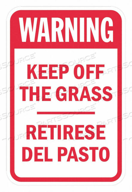 OEM#: T1-1418-HI_12X18ПРЕДУПРЕЖДАЮЩИЙ ЗНАК 18 H 12 W АЛЮМИНИЙ от Lyle Signs Inc.