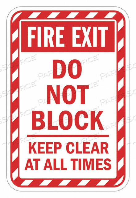 OEM#: T1-1824-DG_12X18ЗНАК ОБЪЕКТА 18 В 12 Ш АЛЮМИНИЙ от Lyle Signs Inc.