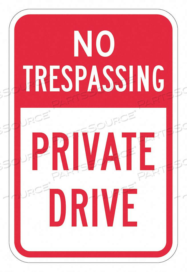 OEM#: T1-3125-EG_12X18ЗНАК ОБЪЕКТА 18 В 12 Ш АЛЮМИНИЙ от Lyle Signs Inc.