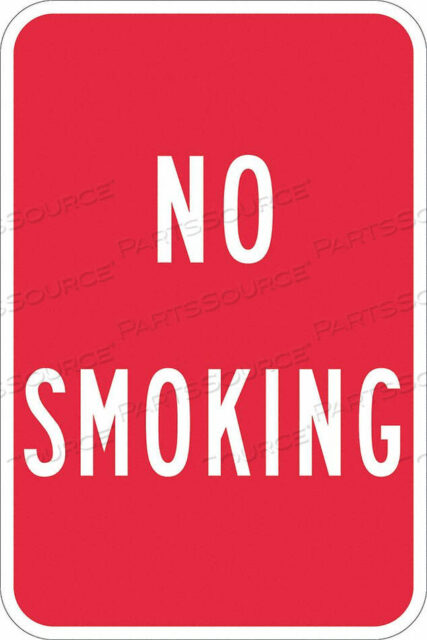 OEM#: T1-1212-HI_12X18ЗНАК «КУРИТЬ ЗАПРЕЩЕНО» 18 H 12 W АЛЮМИНИЙ от Lyle Signs Inc.