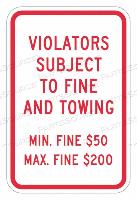 OEM#: T1-2178-HI_12X18ЗНАК ПАРКОВКИ 18 H 12 W АЛЮМИНИЙ от Lyle Signs Inc.