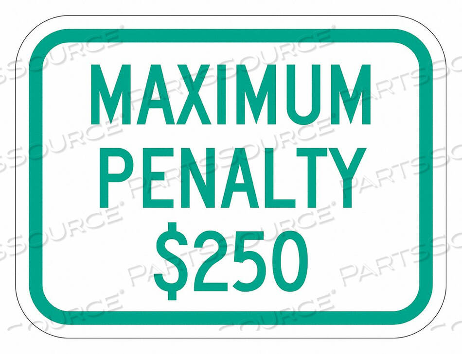 OEM#: T1-5541-EG_12X9ЗНАК ПАРКОВКИ 9 H 12 W АЛЮМИНИЙ от Lyle Signs Inc.