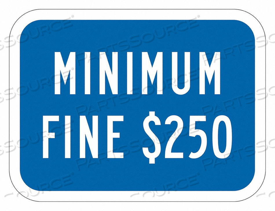 OEM#: T1-2128-HI_12X9ЗНАК ПАРКОВКИ 9 H 12 W АЛЮМИНИЙ от Lyle Signs Inc.