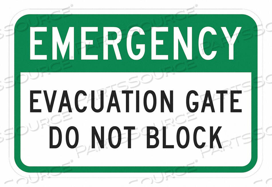 OEM#: T1-1664-DG_18X12ВХОДНОЙ ЗНАК 12 В 18 Ш АЛЮМИНИЙ от Lyle Signs Inc.