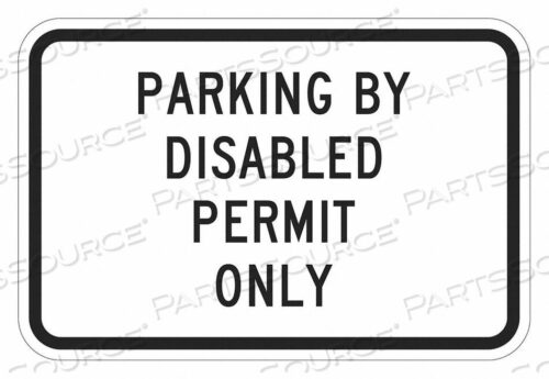 OEM#: T1-2132-EG_18X12ЗНАК ПАРКОВКИ ДЛЯ ИНВАЛИДОВ 12 H 18 W ALUM от Lyle Signs Inc.