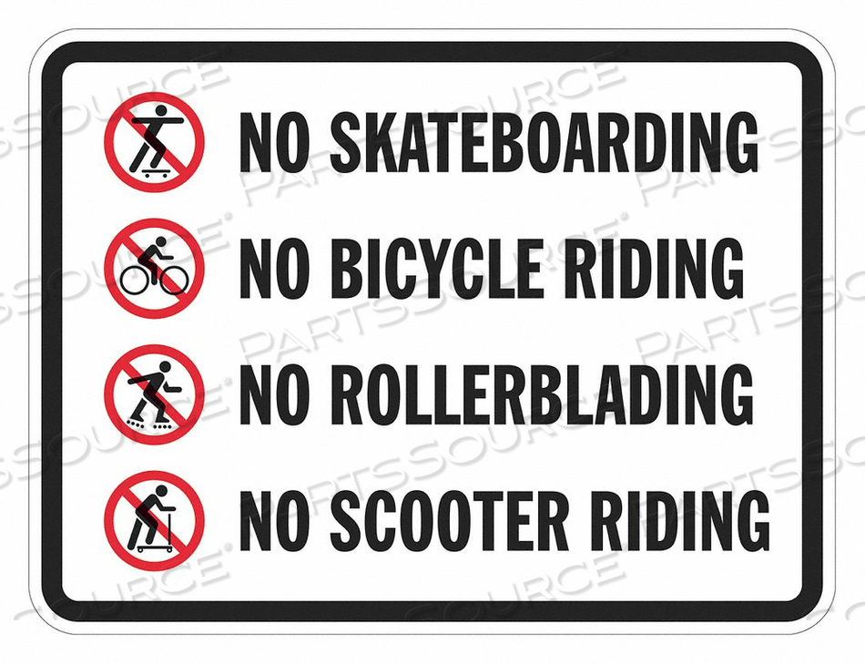 OEM#: T1-1228-DG_18X12ПРЕДУПРЕЖДАЮЩИЙ ЗНАК 12 H 18 W АЛЮМИНИЙ от Lyle Signs Inc.