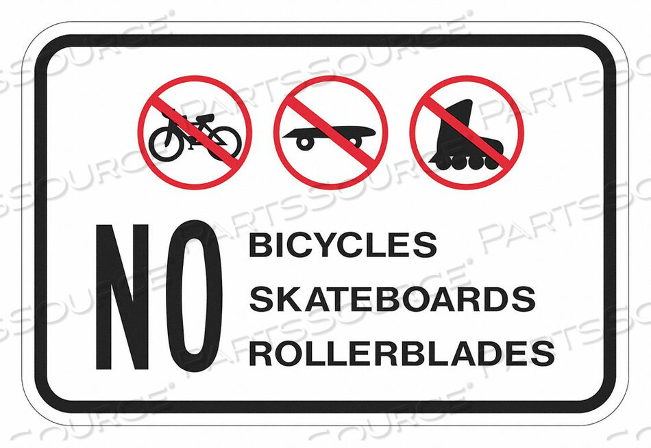 OEM#: T1-1231-EG_18X12ПРЕДУПРЕЖДАЮЩИЙ ЗНАК 12 H 18 W АЛЮМИНИЙ от Lyle Signs Inc.