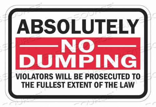 OEM#: T1-1674-DG_18X12ЗНАК ОБЪЕКТА 12 В 18 Ш АЛЮМИНИЙ от Lyle Signs Inc.