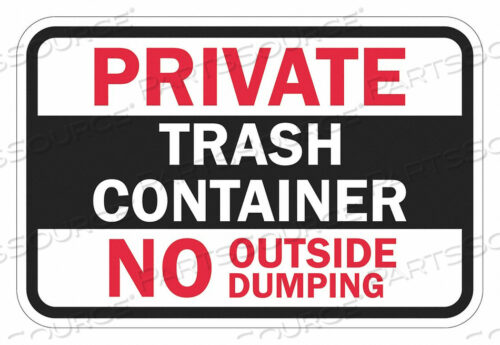 OEM#: T1-1750-EG_18X12ЗНАК ОБЪЕКТА 12 В 18 Ш АЛЮМИНИЙ от Lyle Signs Inc.