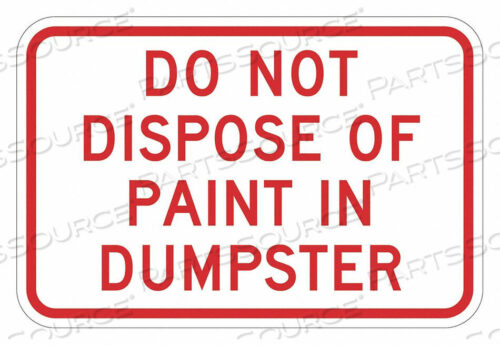 OEM#: T1-1678-EG_18X12ЗНАК ОБЪЕКТА 12 В 18 Ш АЛЮМИНИЙ от Lyle Signs Inc.