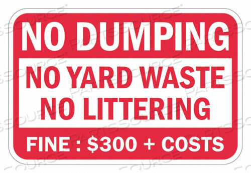 OEM#: T1-1717-HI_18X12ЗНАК ОБЪЕКТА 12 H 18 W АЛЮМИНИЙ от Lyle Signs Inc.