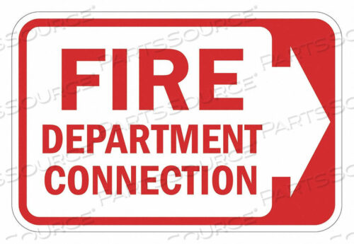 OEM#: T1-1819-DG_18X12ЗНАК ПОЖАРНЫЙ 12 В 18 Ш АЛЮМИНИЙ от Lyle Signs Inc.