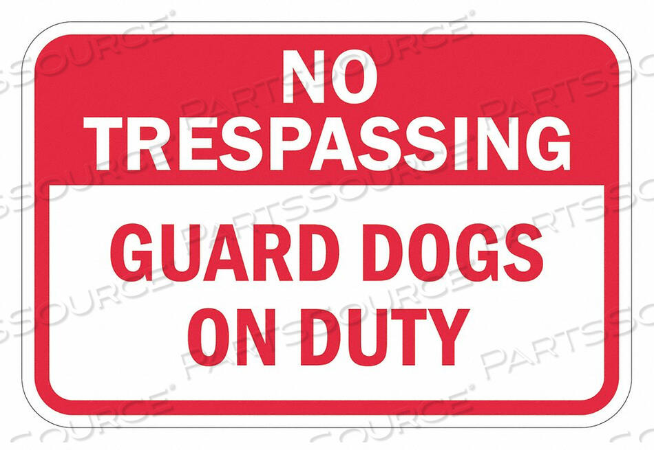 OEM#: T1-3106-EG_18X12ПРЕДУПРЕЖДАЮЩИЙ ЗНАК 12 H 18 W АЛЮМИНИЙ от Lyle Signs Inc.