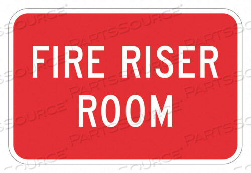 OEM#: T1-1832-DG_18X12ЗНАК ПОЖАРНЫЙ 12 В 18 Ш АЛЮМИНИЙ от Lyle Signs Inc.