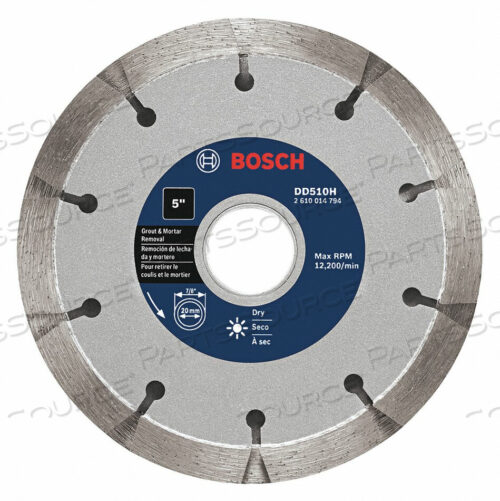 OEM#: DD510HDАЛМАЗНОЕ ПИЛЬНОЕ ПОЛОТНО ДИАМЕТРОМ 5 ДЮЙМОВ от Bosch Tools