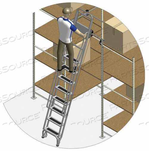 OEM#: 7410A5-B C1 P3 KITDUAL TRACK LADDER W/BRAKE 125 TO 135 IN от Cotterman