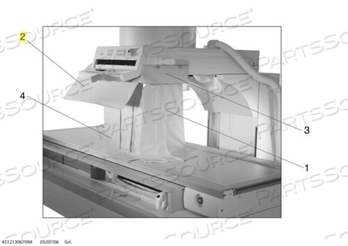 OEM#: 451213067102I.I. ЗАЩИТА ОТ БОКОВОГО ИЗЛУЧЕНИЯ от Philips Healthcare