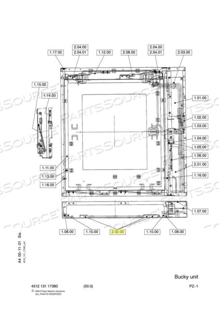 OEM#: 451213117802ГОРИЗОНТАЛЬНЫЙ ДАТЧИК от Philips Healthcare