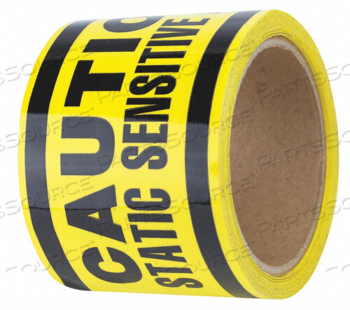 OEM#: 20FV85SAFETY WARNING TAPE SOLID BLACK/YL 3 W by Harris