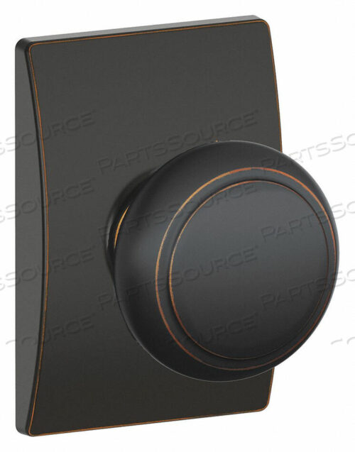 OEM#: F10 и 716 CENKNOB LOCKSET ANTIQUE BRONZE PASSAGE GR 2 от Schlage Lock