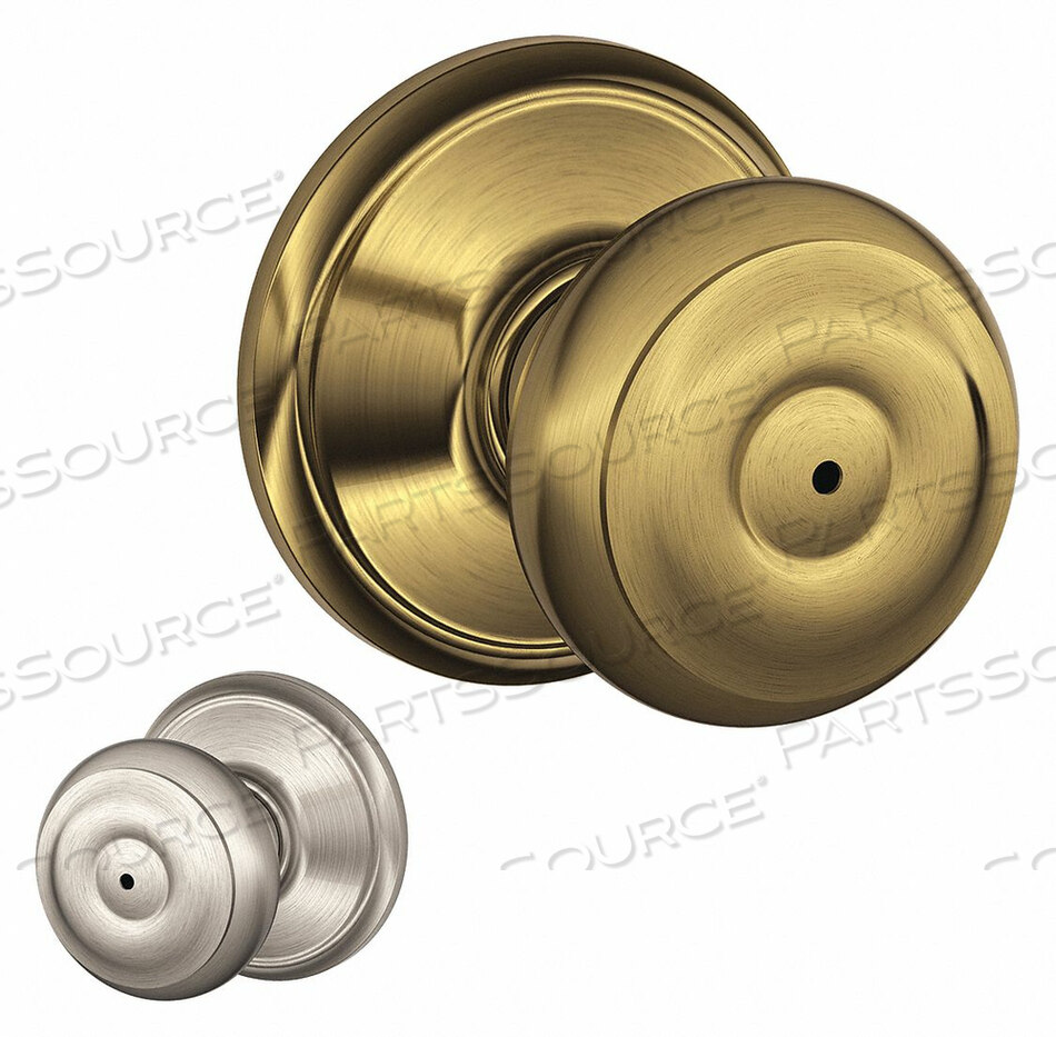 OEM#: F40 GEO 609X619KNOB LOCKSET SATIN NICKEL PRIVACY GR 2 от Schlage Lock