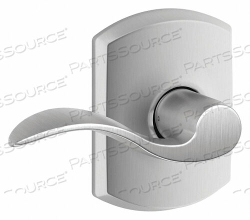 OEM#: F10 ACC 626 GRWDOOR LEVER LOCKSET SATIN CHROME PASSAGE от Schlage Lock