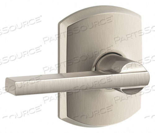 OEM#: F10 LAT 619 GRWDOOR LEVER LOCKSET SATIN NICKEL PASSAGE от Schlage Lock